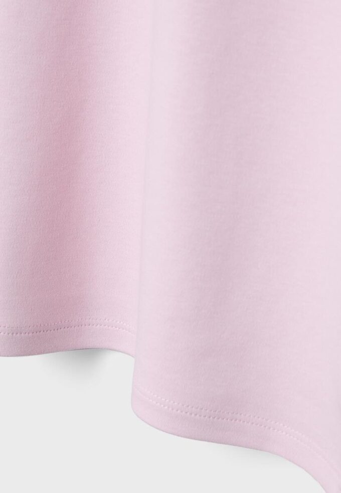 B06 T-shirt básica de ombros caídos