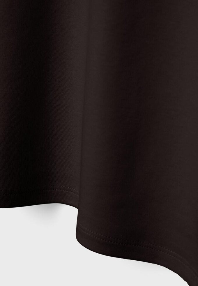 B06 T-shirt básica de ombros caídos