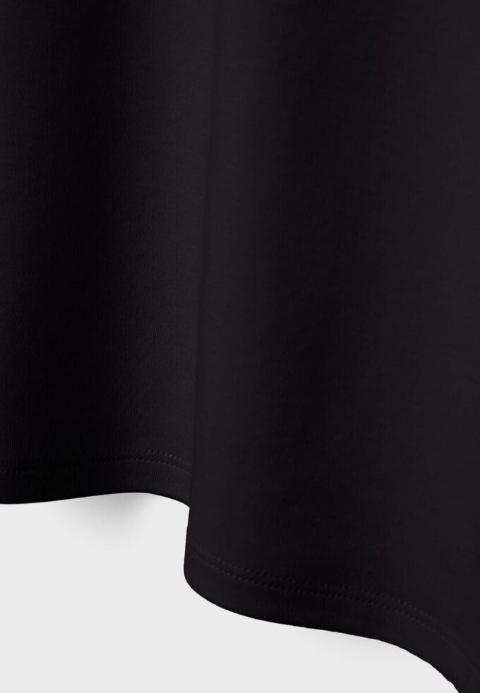 B06 T-shirt básica de ombros caídos