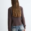 Blazer com botões gravados