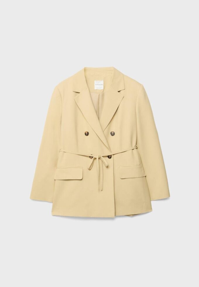 Blazer com cinto Blazer com cinto