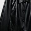 Blazer curto com efeito de pele Blazer curto com efeito de pele