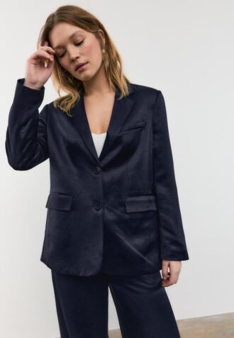 Blazer de cetim Blazer de cetim