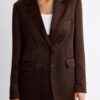 Blazer de cetim Blazer de cetim
