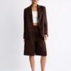Blazer de cetim Blazer de cetim