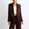 Blazer de cetim Blazer de cetim