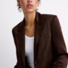 Blazer de cetim Blazer de cetim