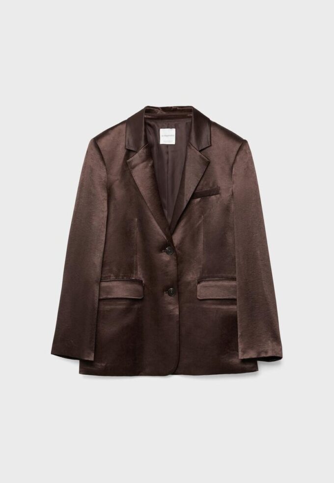 Blazer de cetim Blazer de cetim