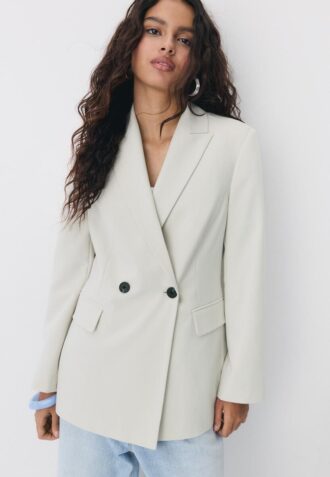 Blazer de corte ajustado