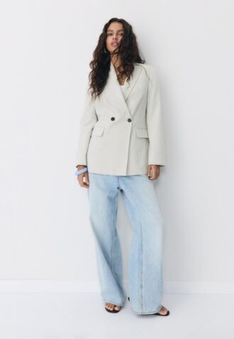 Blazer de corte ajustado