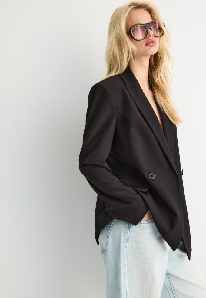 Blazer de corte ajustado Blazer de corte ajustado