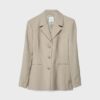Blazer justo de 3 botões