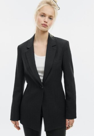 Blazer rústico justo