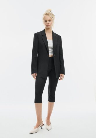 Blazer rústico justo