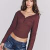 Blusa com botões