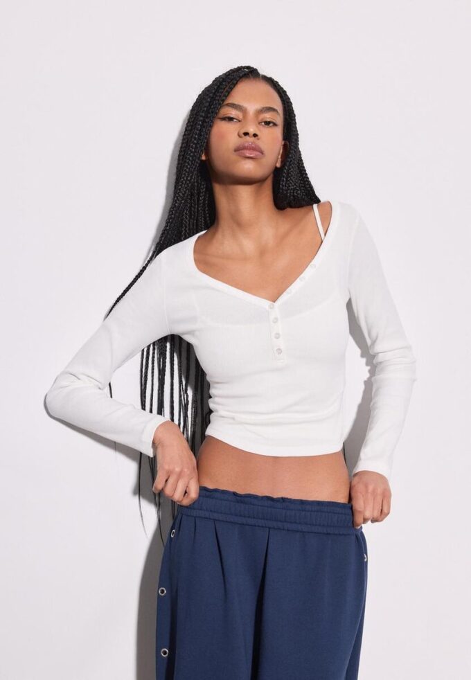 Blusa com botões