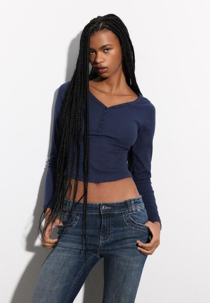 Blusa com botões