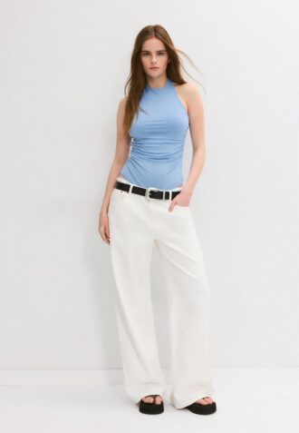 Body com decote halter