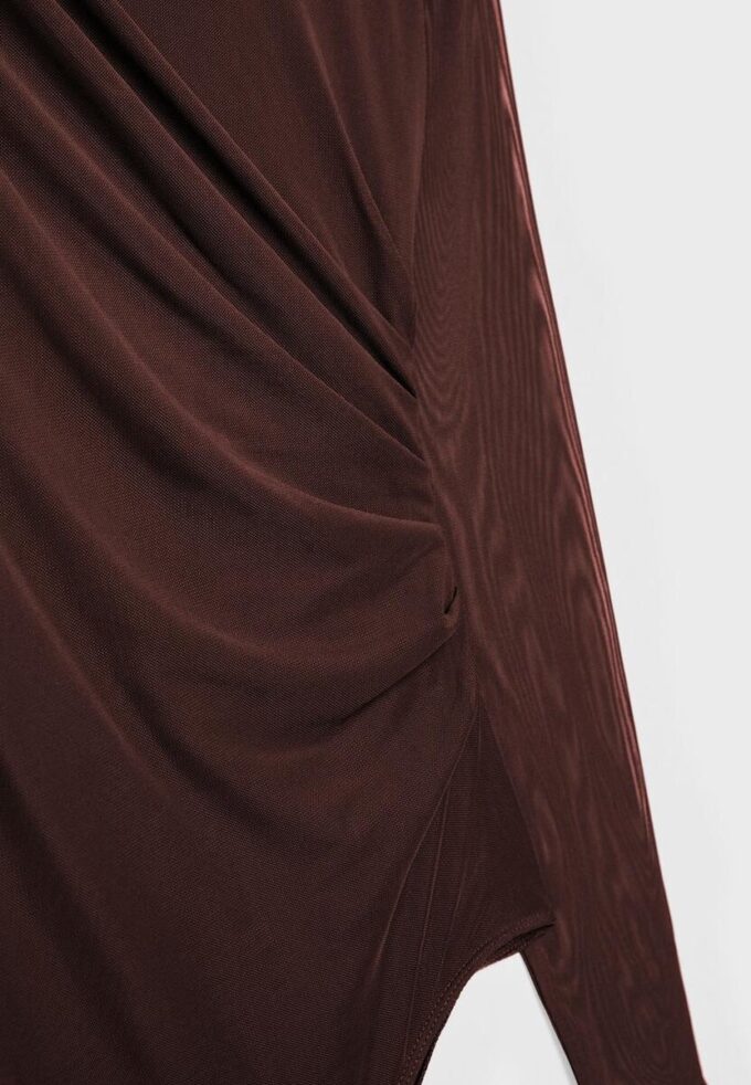 Body de tule franzido Body de tule franzido