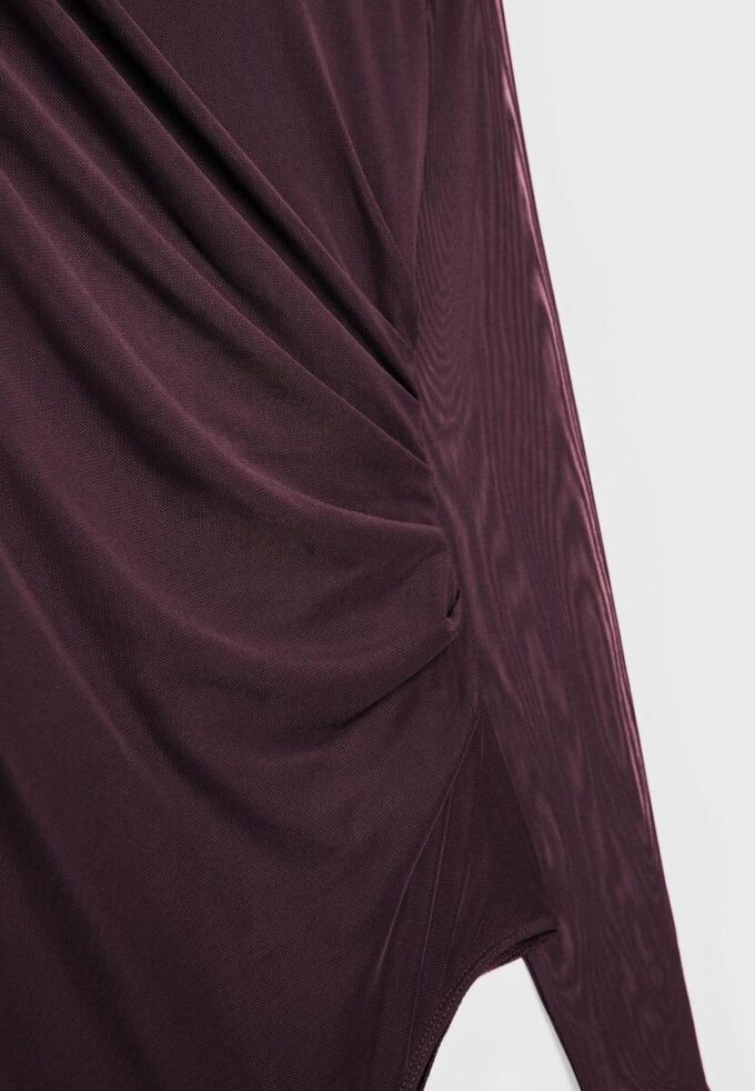 Body de tule franzido Body de tule franzido