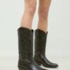 Botas de cowboy com salto Botas de cowboy com salto