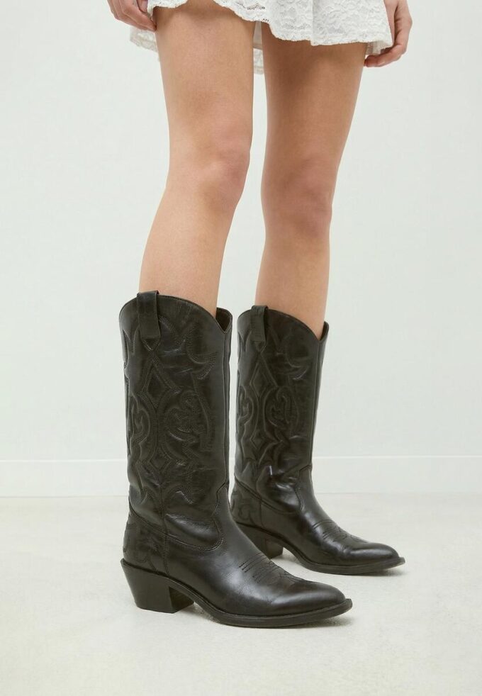 Botas de cowboy com salto Botas de cowboy com salto