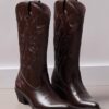 Botas de cowboy com salto Botas de cowboy com salto