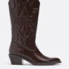 Botas de cowboy com salto Botas de cowboy com salto