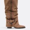 Botas de pele Joots de salto alto Botas de pele Joots de salto alto