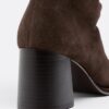 Botas de salto alto em pele slouchy