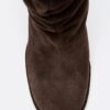 Botas de salto alto em pele slouchy