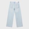 Calças de ganga de cintura baixa e perna Wide Leg com detalhe de estrela Calças de ganga de cintura baixa e perna Wide Leg com detalhe de estrela