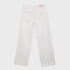 Calças de ganga de sarja de cintura baixa e perna Wide Leg D91 Calças de ganga de sarja de cintura baixa e perna Wide Leg D91