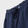 Calças Wide Leg com efeito de linho Calças Wide Leg com efeito de linho