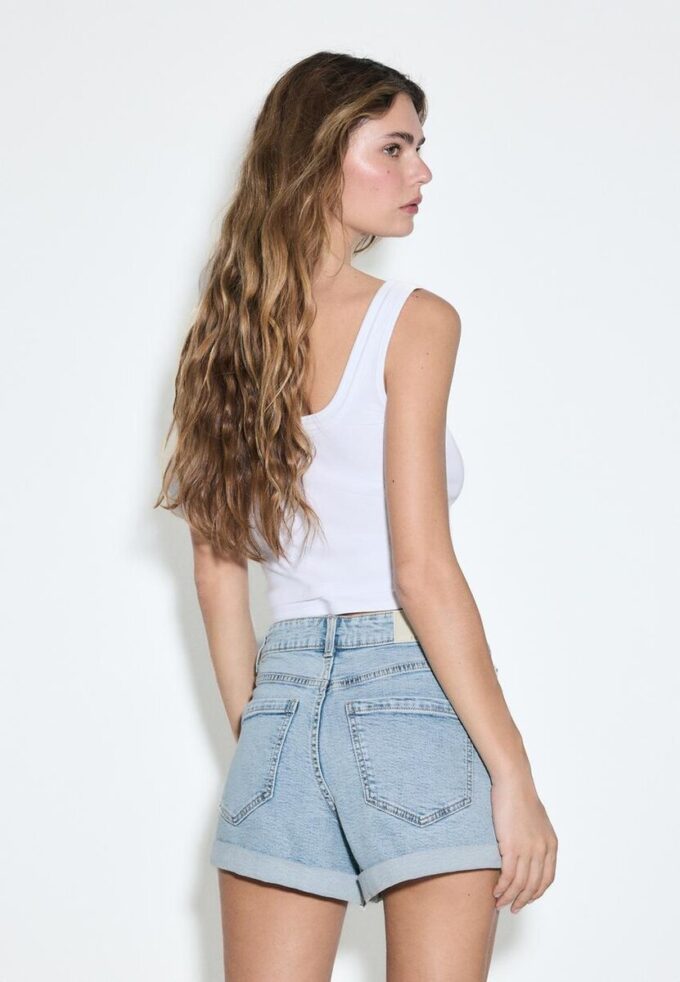 Calções D85 Slim Mom Fit