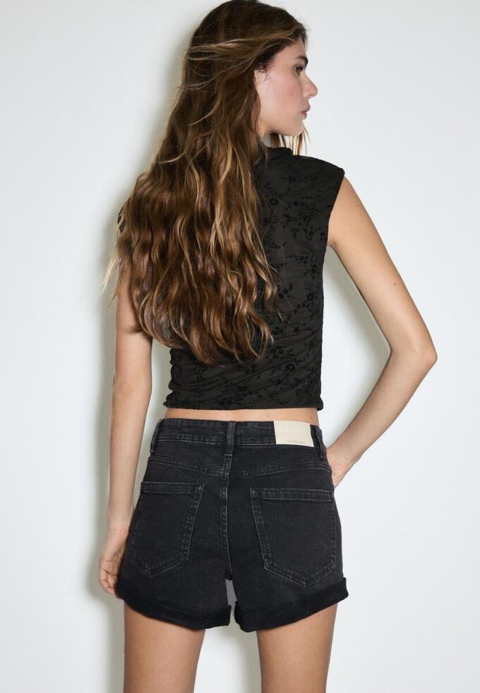Calções D85 Slim Mom Fit