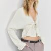 Camisa aberta com tachas Camisa aberta com tachas