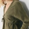 Camisa aberta com tachas Camisa aberta com tachas