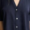Camisa esvoaçante com botões
