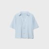 Camisa esvoaçante com botões