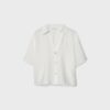 Camisa esvoaçante com botões