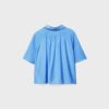 Camisa esvoaçante com botões