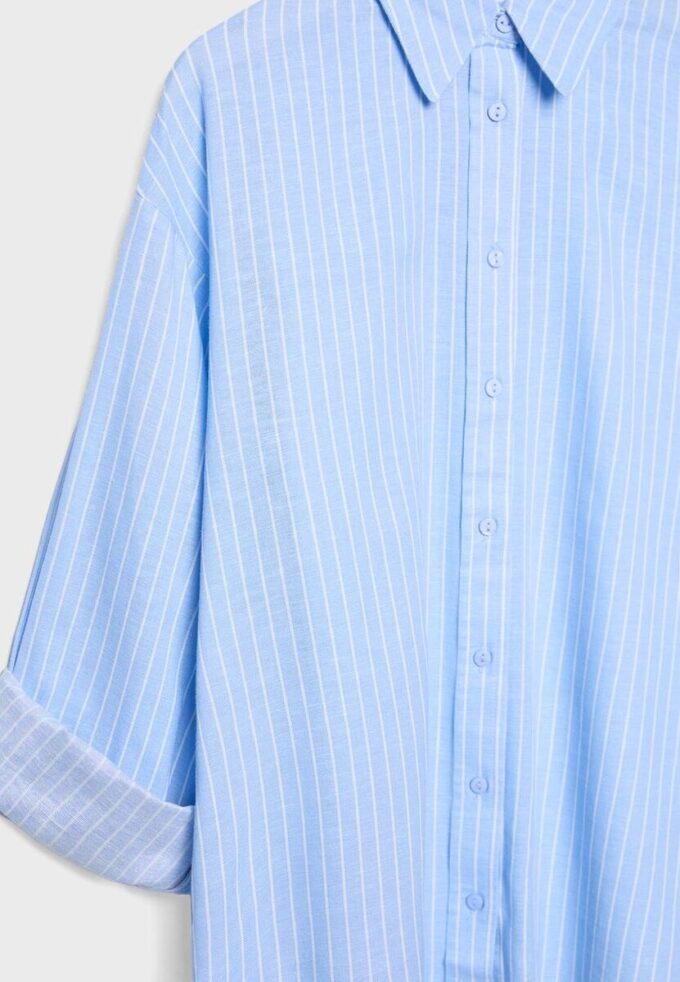 Camisas com efeito de linho Camisas com efeito de linho