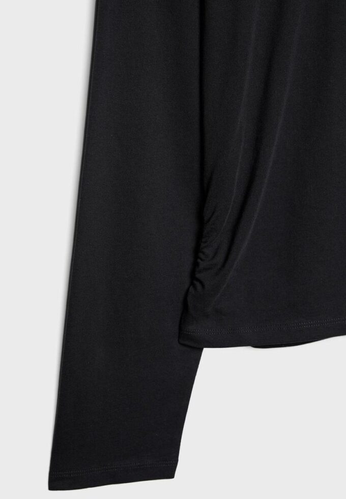 Camisas de manga comprida com franzido Camisas de manga comprida com franzido