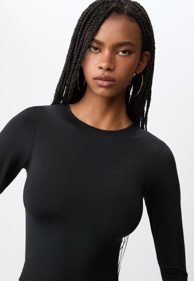 Camisas de manga comprida em poliamida Camisas de manga comprida em poliamida