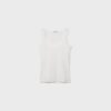 Camiseta de poliamida com alças largas Camiseta de poliamida com alças largas