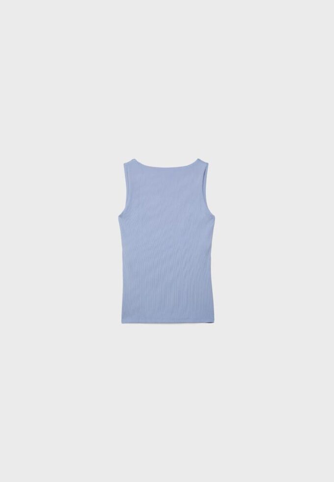 Camiseta de poliamida com alças largas Camiseta de poliamida com alças largas