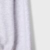 Camisola bomber com capuz estampada