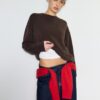 Camisola básica de toque suave Camisola básica de toque suave