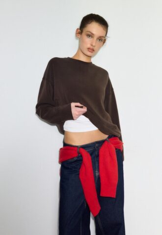 Camisola básica de toque suave